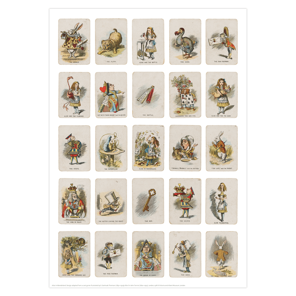 Alice in Wonderland print