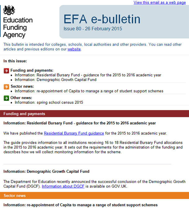 EFA-newsletter
