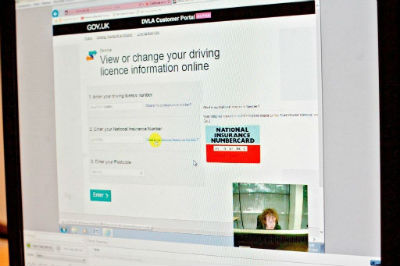 View or change your driving licence information online webpage
