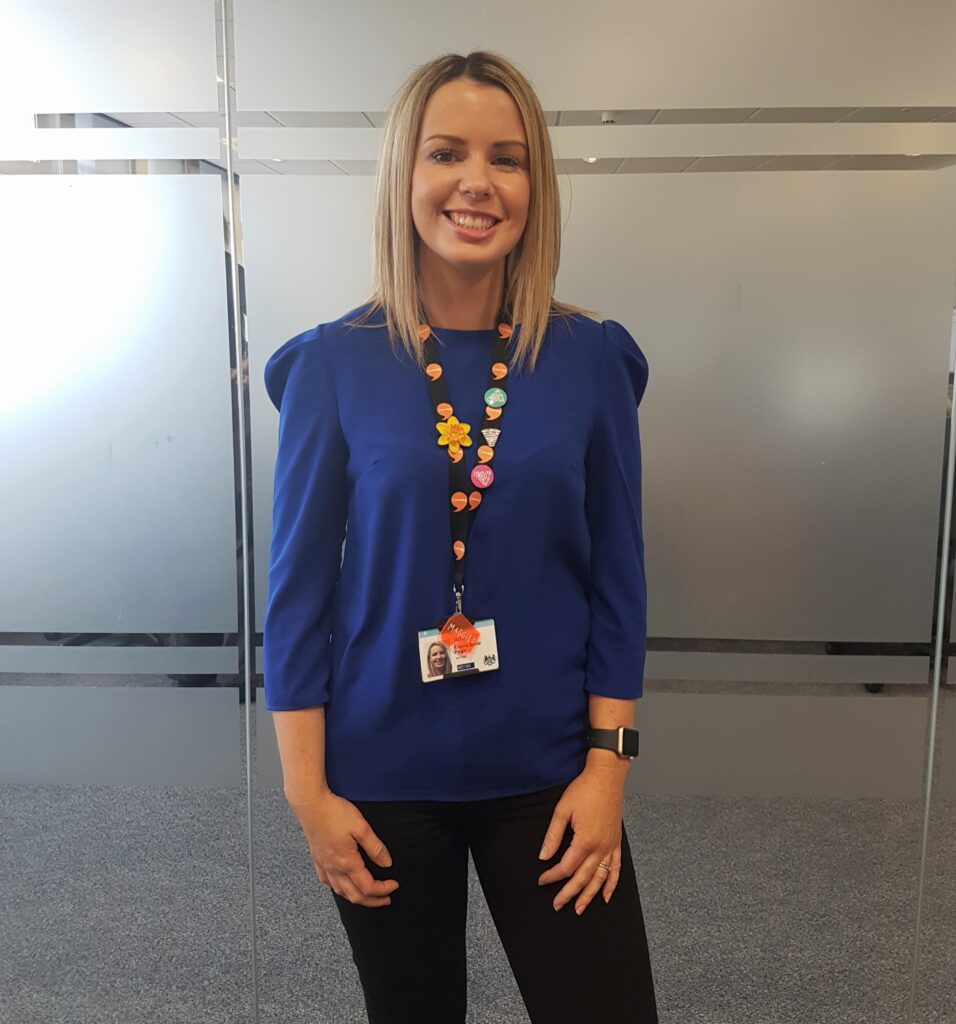 a picture of Emma Pugh standing