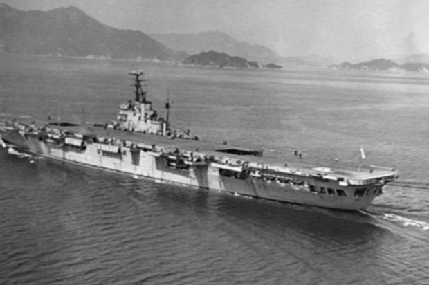 A warship