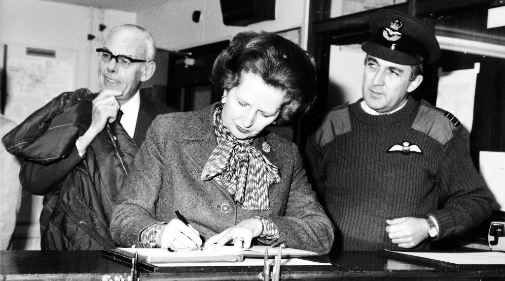Margaret and Denis Thatcher on a visit to Northern Ireland PREM 19/1547