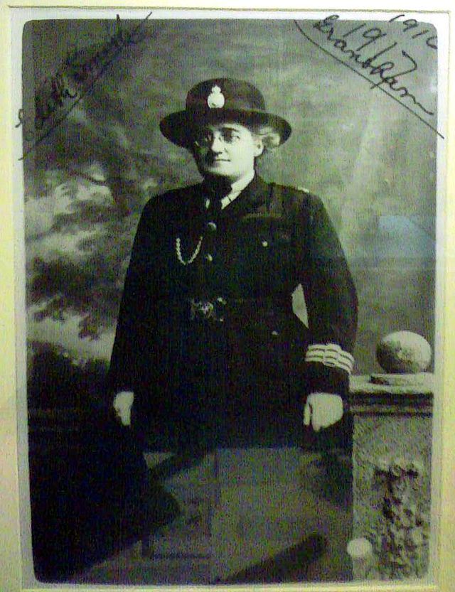 Edith Smith in uniform