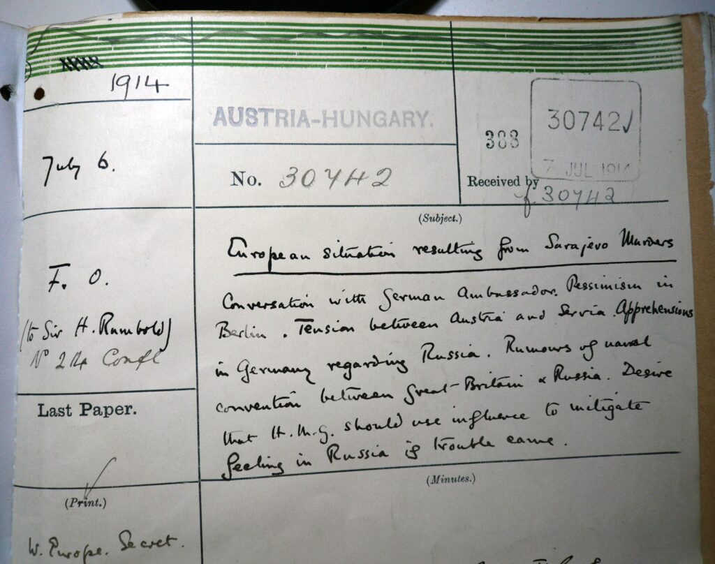 A note of Austria-Hungary origin