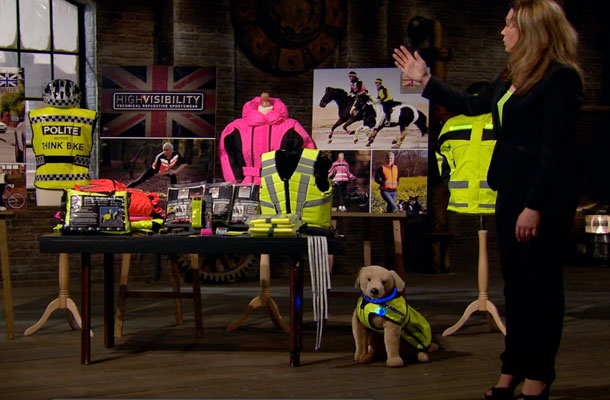 Nicky Fletcher and her hi-vis clothing and accessory range.