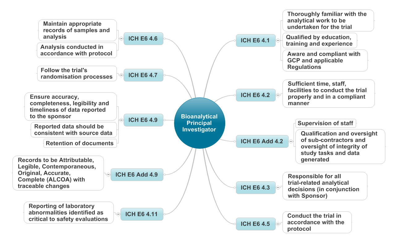 Re-wording of the ICH GCP to produce a set of job descriptors