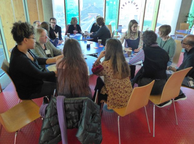 Workshop in progress. Photo credit: Julia Chandler/Libraries Taskforce