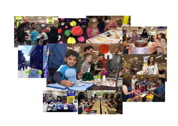 A selection of images from the day. Photo credits: Surrey libraries