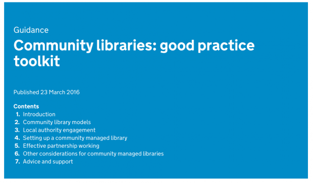 Screenshot of the Community Libraries toolkit