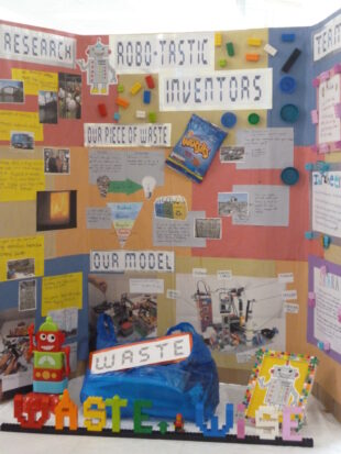 Entries in the Waste Wise challenge. Photo credit: xx