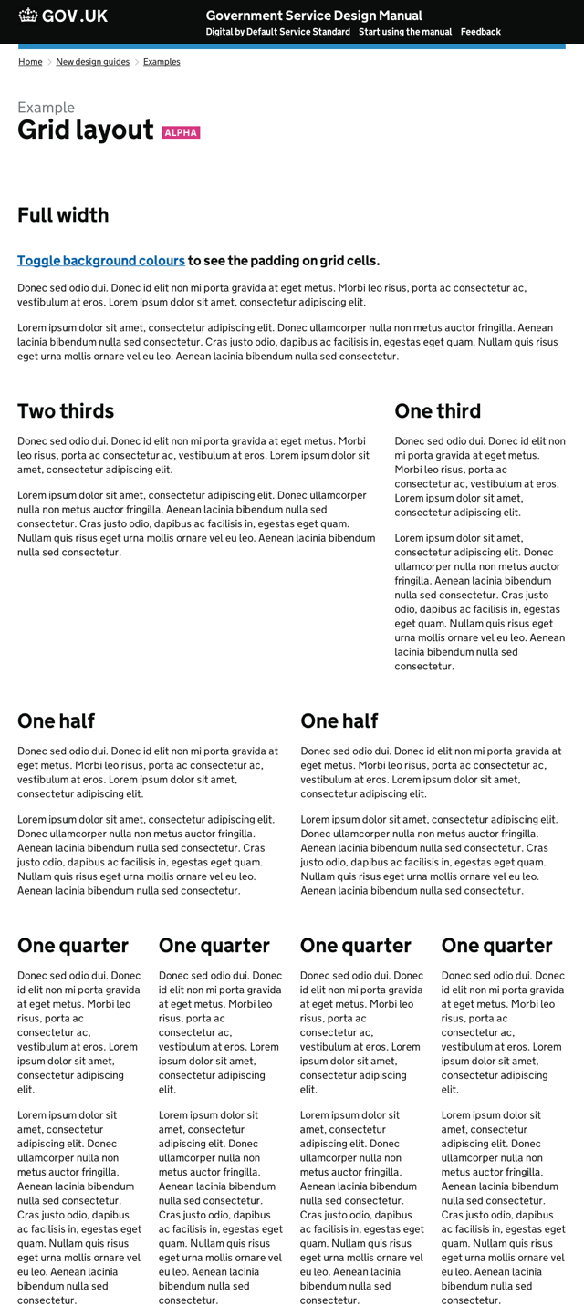 Grids example