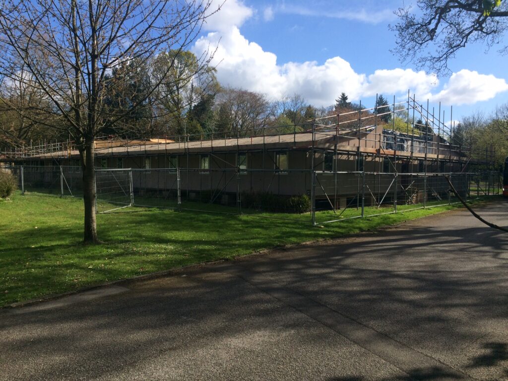 Laffan House before its removal.