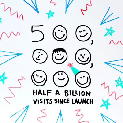 Half a billion views on GOV.UK