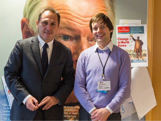 Juan Pablo Olmedo - Chilean Government, with Tord Johnsen - Cabinet Office Juan Pablo Olmedo - Chilean Government, with Tord Johnsen - Cabinet Office