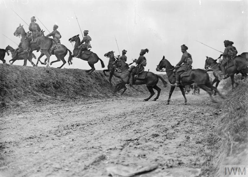 9th Hodson's Horse (Bengal Lancers), Indian Army, near Vraignes, April 1917.