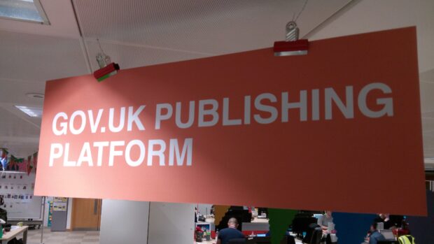GOV.UK Publishing Platform sign