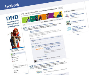 DFID Facebook use