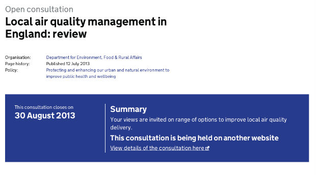 New design for consultations held on another site, e.g. Citizen Space