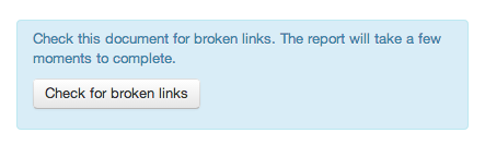 Broken Link Checker