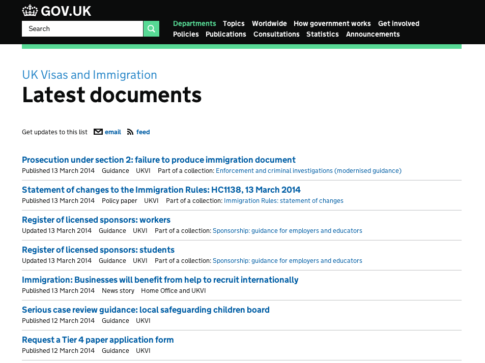 Screen shot of See All link on Org page
