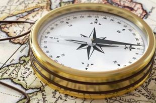Compass and map