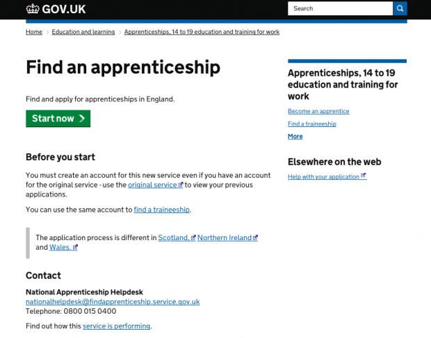 Find an Apprenticeship