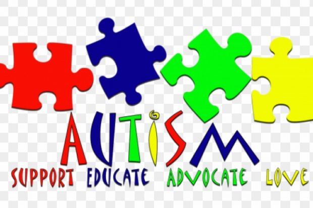 Autism values spelt out: support, educate, advocate, love