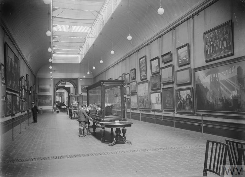 View of the Imperial War Museum's Art Gallery at South Kensington, London, August 1929.