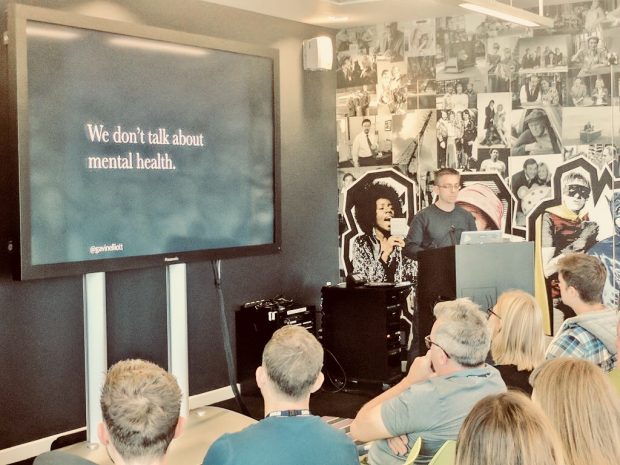 "We don't talk about mental health"