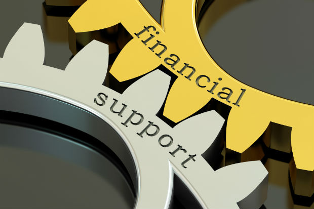 the words financial support
