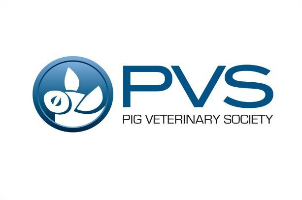 Pig Veterianry Society Logo with a circle containing a pigs head