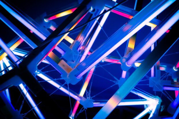 Main image on page. Close up image of a server room. Photo by JJ Ying on Unsplash
