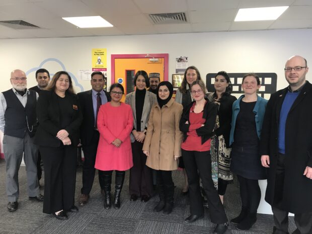Sara Khan discusses extremism with activists in Birmingham