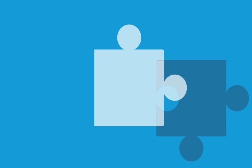 Connecting jigsaw pieces