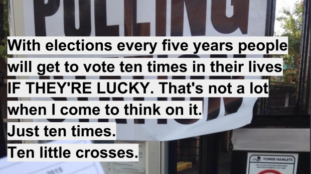 UK general election 2015 voter comment