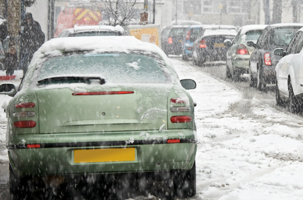 Car in snow