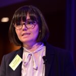 Senior GPvP Inspector, Anna Adams presenting at the MHRA Symposium