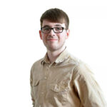 A portrait shot of Aaron Booth