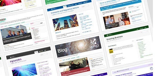 Screenshot of the BIS blogs.