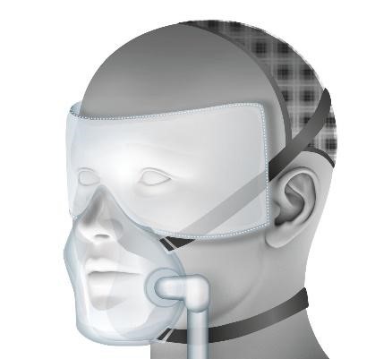 An illustration of the air shield mask