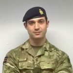 A picture of Lieutenant Adam L M Young RAVC in his uniform.