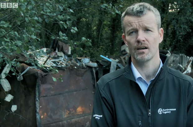 EA officer Adrian Evans discusses the waste crime case