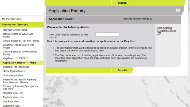 Application Enquiry Service