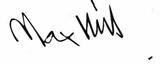 Max Hill signature