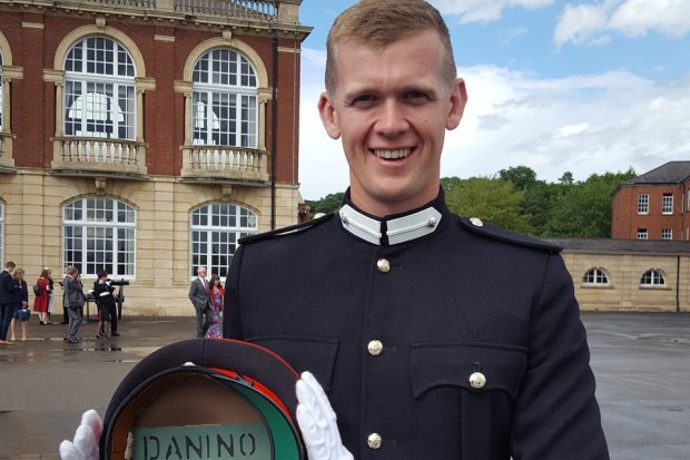 Dirk Danino-Forsyth at Sandhurst