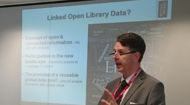 British Library presenter talking