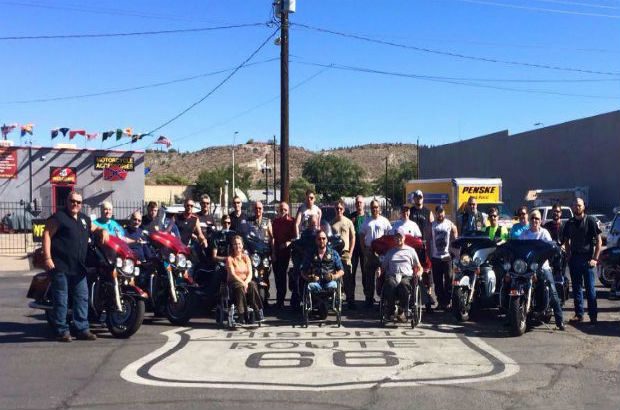 Bike Tours for the Wounded Route 66 Tour