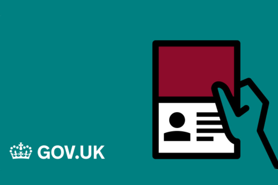 GOV.UK Infographic of a passport
