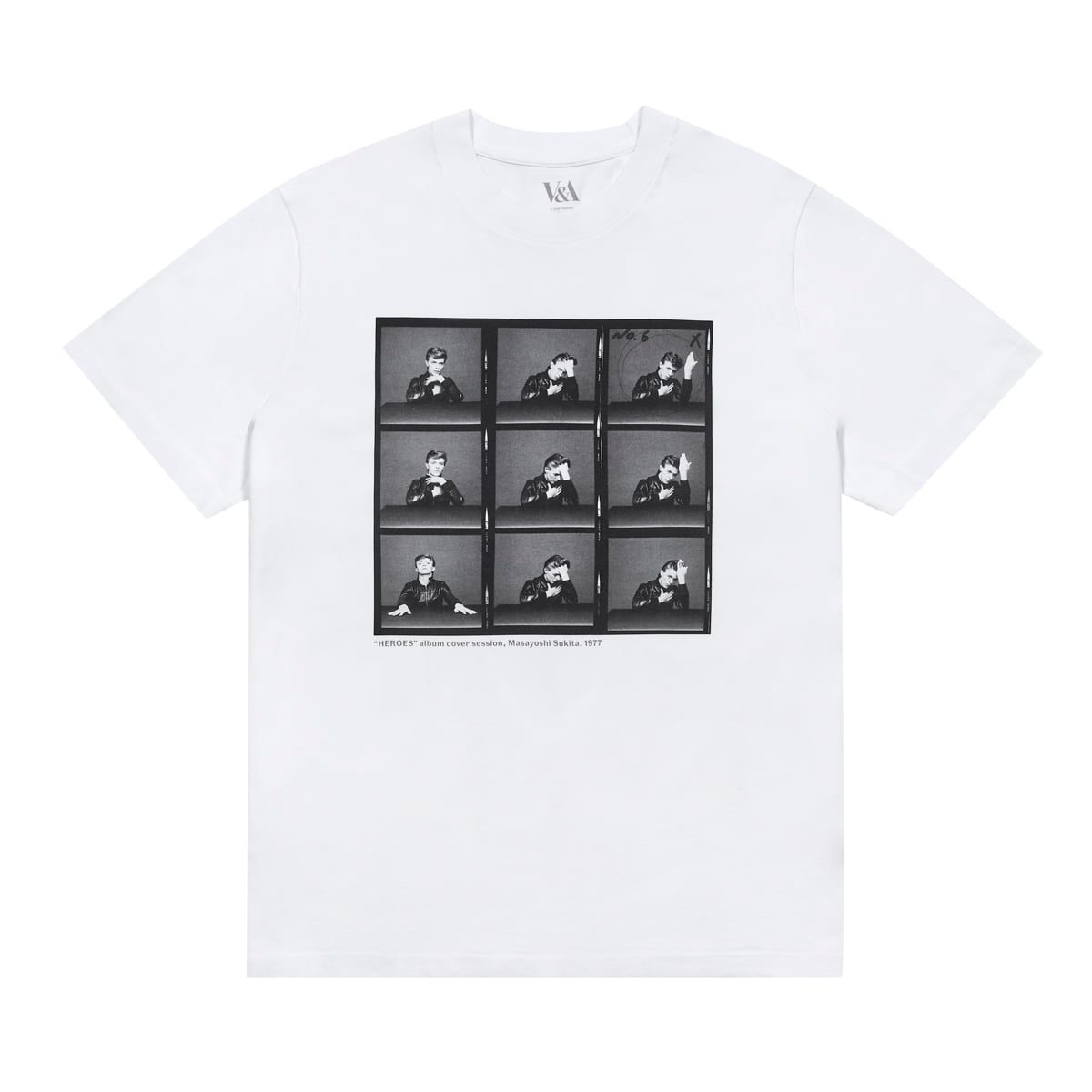 David Bowie “HEROES” photoshoot t-shirt