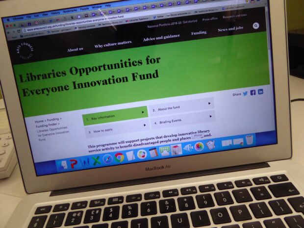 Libraries Opportunities for Everyone Innovation Fund - information on the Arts Council website